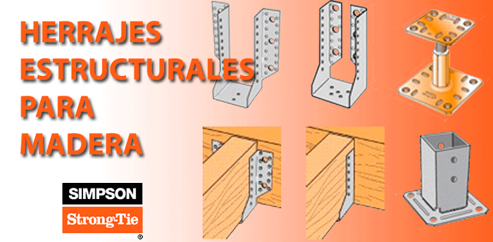 Herrajes estructurales para madera y vigas de madera | MADERAS HERMANOS