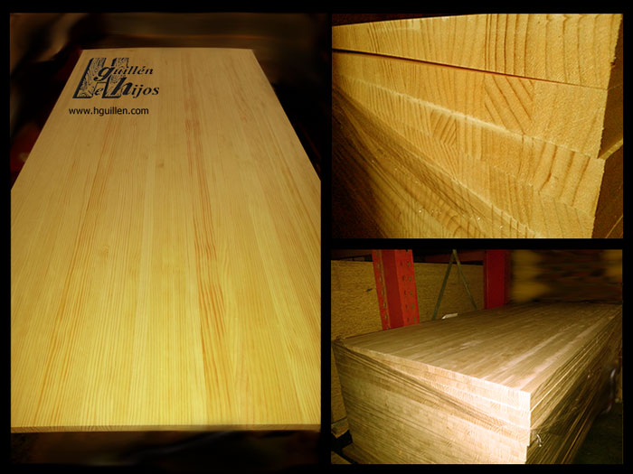 Tablero Alistonado de madera maciza MADERAS HERMANOS GUILLEN