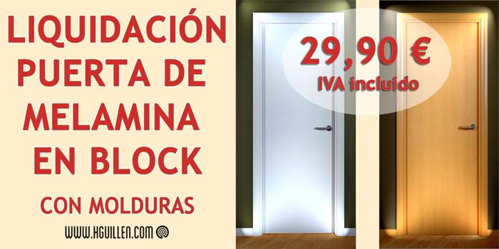 Inmunizar Increíble Dispersión Puertas Laminadas en Block | MADERAS HERMANOS GUILLEN