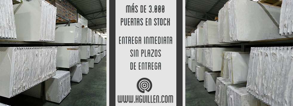 Puertas lacadas en stock