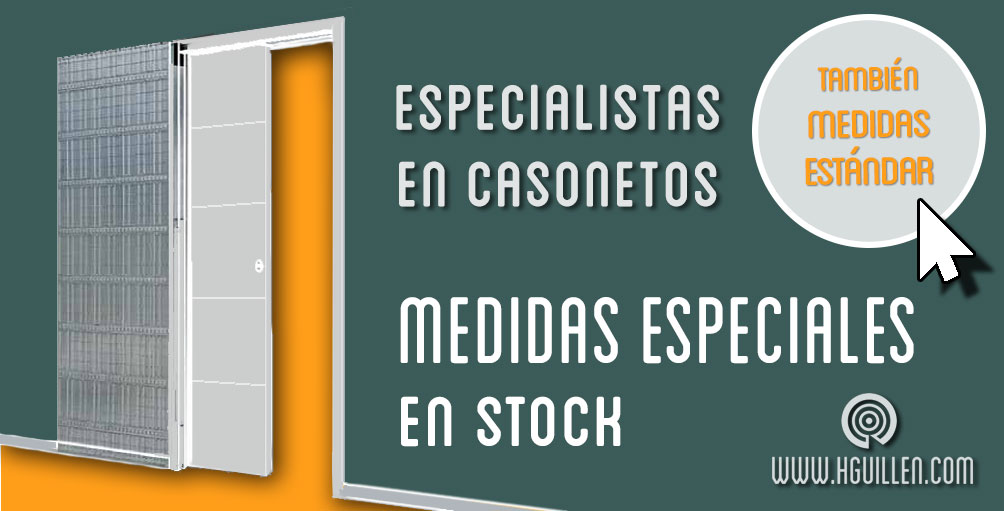 Alamcen de casonetos especializado, con stock de medidas especiales