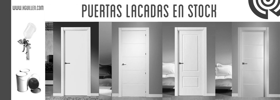 Puertas lacadas en stock