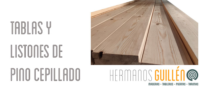 Almacén de Vigas, Cuartones y Listones. Tablas y Tablones de madera cepillados.