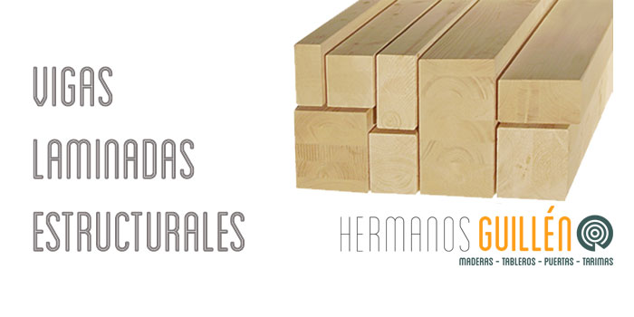 Almacén de Vigas laminadas estructurales