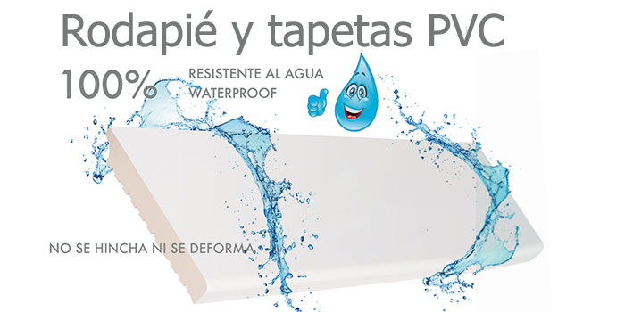 Rodapie PVC antihumedad