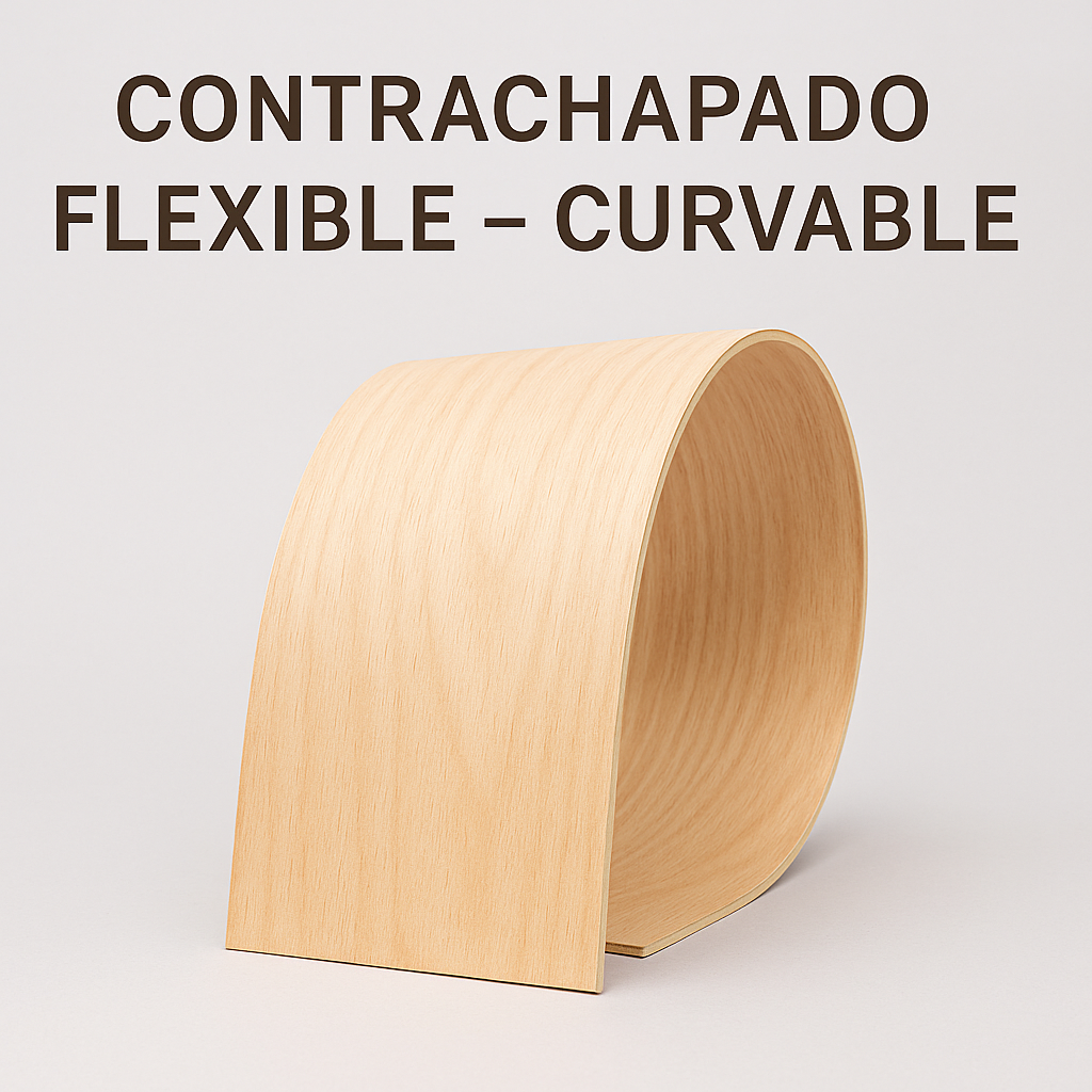 Tablero Contrachapado FLEXIBLE cURVABLE