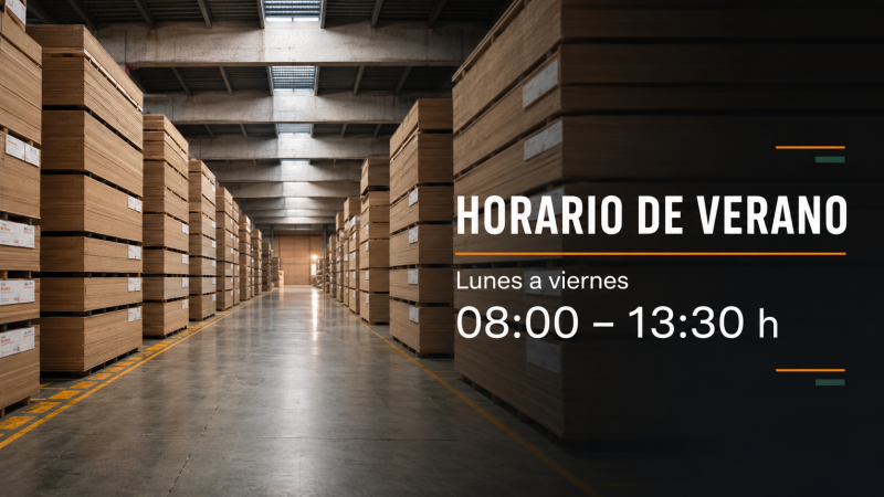 Horario de Verano de Maderas Hermanos Guillén